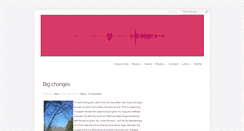 Desktop Screenshot of aniazmusic.com